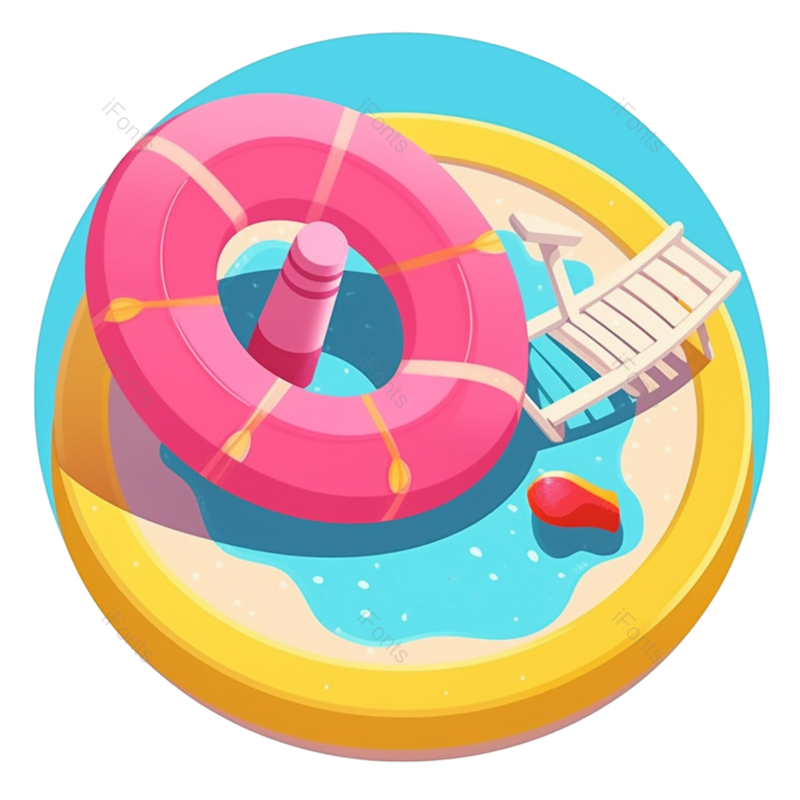 海洋图片,海边元素,夏日PNG,游泳免抠素材